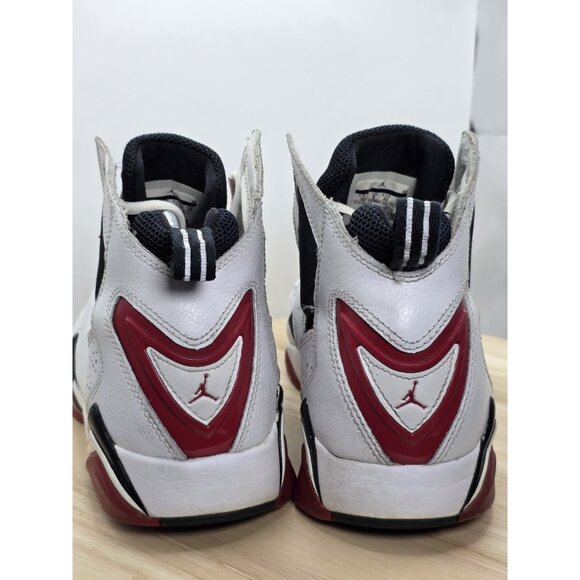 Jordan True Flight Mens Shoes Size 10 White Red 342964-112 Nike - Picture 6 of 9
